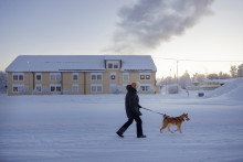 Silné mrazy udreli na severe Švédska. V oblasti Vittangi patriacej pod známe severské mesto Kiruna namerali mínus 38,9 stupňa Celzia. (3. januára 2024) FOTO: Reuters