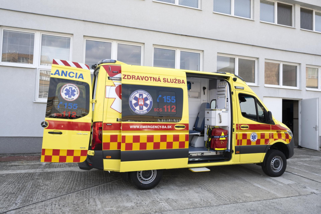 Ambulancia MIJ ZZS Bratislava.