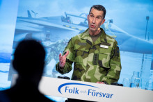 Vrchný veliteľ ozbrojených síl Švédska Micael Bydén. FOTO: Reuters