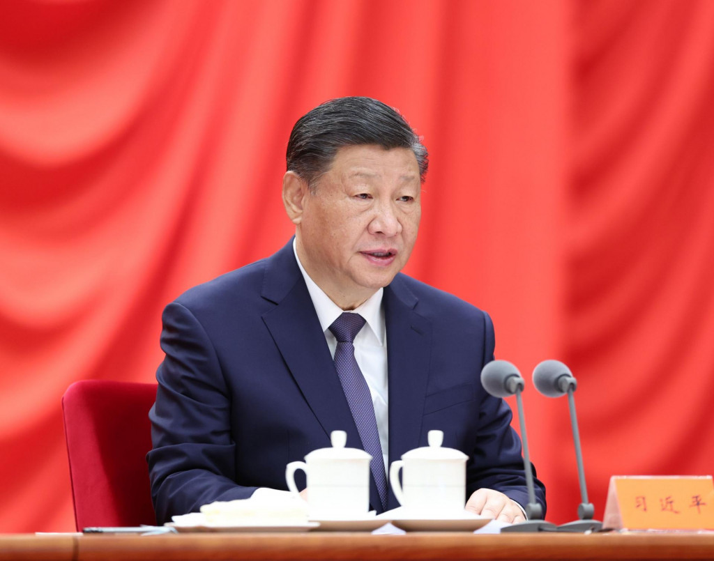 Na snímke čínsky prezident Si Ťin-pching.