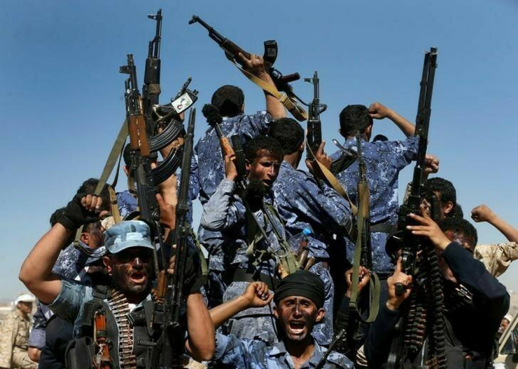 Novo naverbovaní húsíjskí povstalci. FOTO: Reuters
