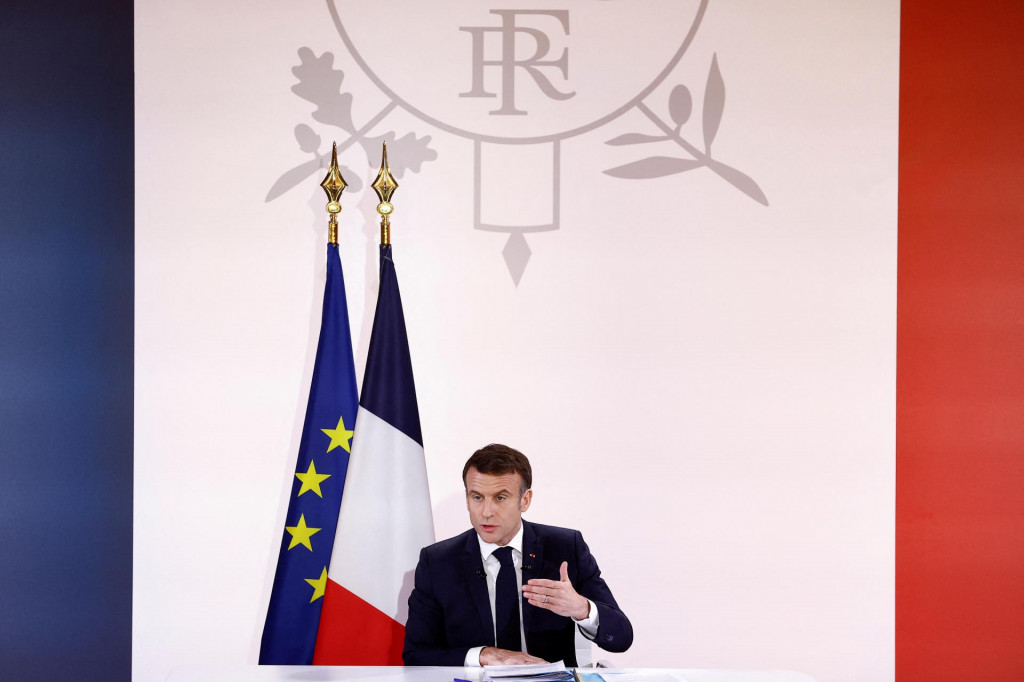 Francúzsky prezident Emmanuel Macron. FOTO: Reuters