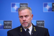 Predseda Vojenského výboru NATO admirál Rob Bauer. FOTO: Reuters