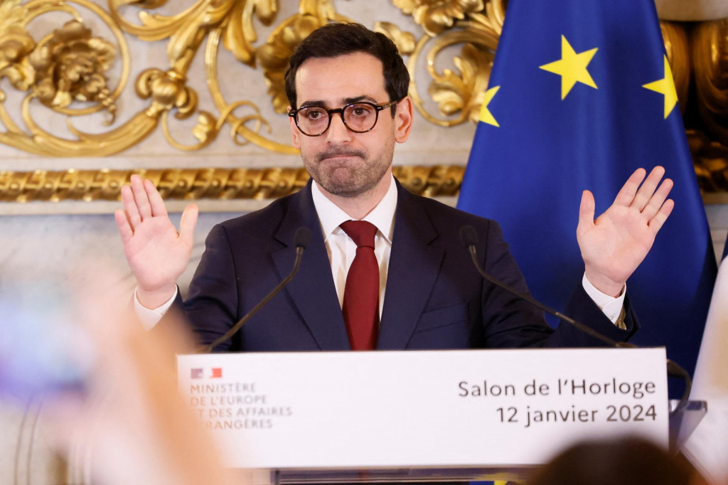 Francúzsky minister zahraničných vecí Stephane Sejourne. FOTO: Reuters