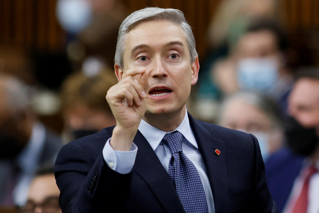 Kanadský minister pre inovácie François-Philippe Champagne. FOTO: Reuters