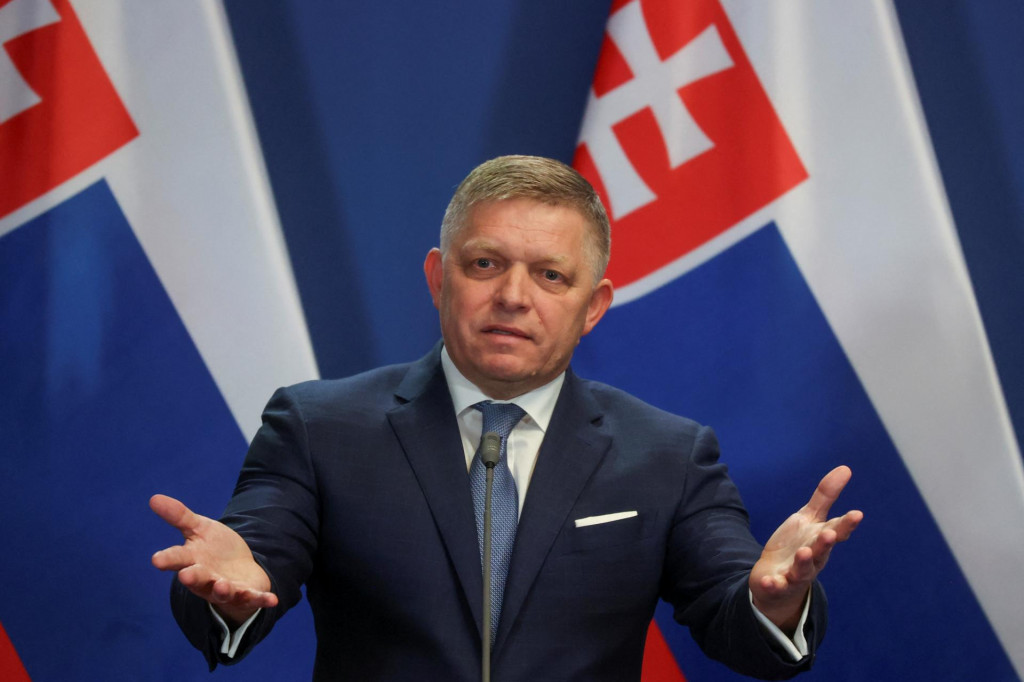 Predseda vl&aacute;dy SR Robert Fico (Smer-SD). FOTO: Reuters