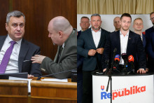 Republika chce ísť do eurovolieb spoločne so SNS. FOTO: TASR/J. Novák, TASR/H. Mišovič