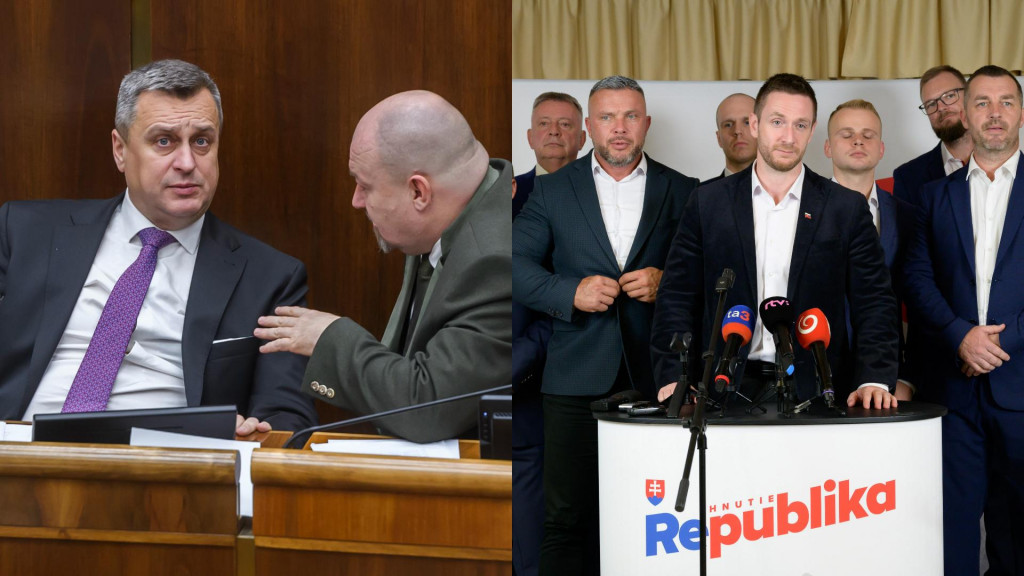 Republika chce ísť do eurovolieb spoločne so SNS. FOTO: TASR/J. Novák, TASR/H. Mišovič