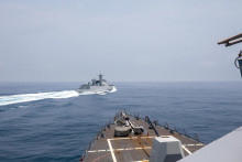Taiwanský prieliv. FOTO: U.S. Navy