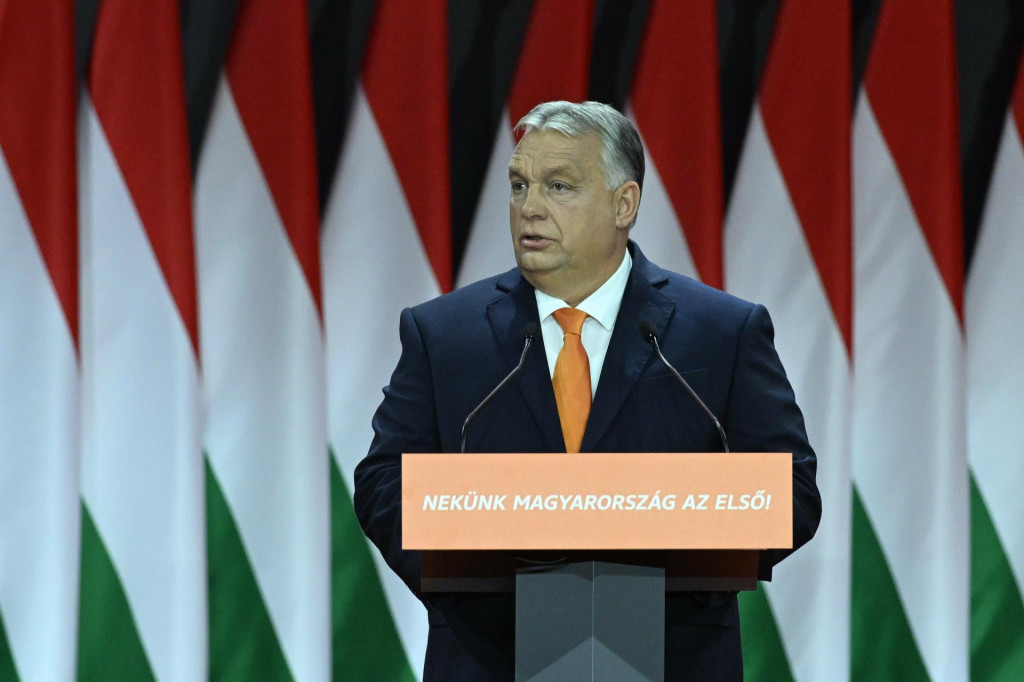 Maďarský premiér Viktor Orbán. FOTO: TASR/Duna/MTI/Szilard Koszticsak
