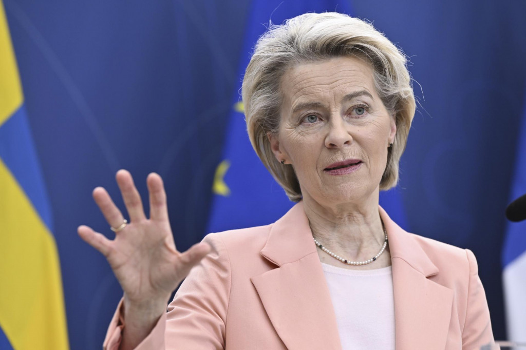 Predsedníčka Európskej komisie (EK) Ursula von der Leyenová. FOTO TASR/AP

