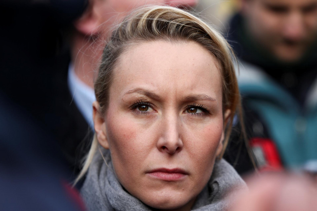 Šéfka francúzskej krajnej pravice Marine Le Penová. FOTO: Reuters