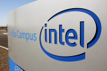 Logo spoločnosti Intel. FOTO: Reuters