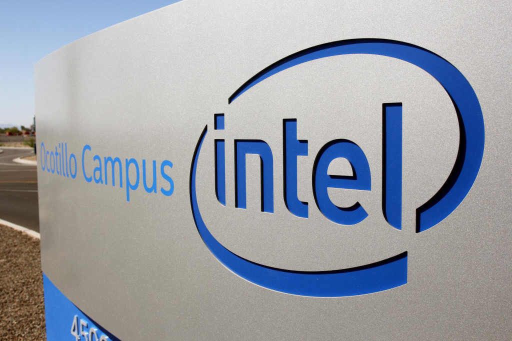 Logo spoločnosti Intel. FOTO: Reuters
