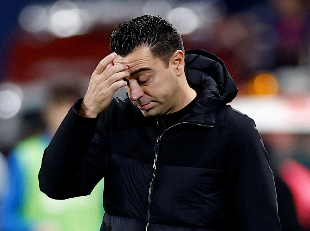 Tréner klubu FC Barcelona Xavi. FOTO: Reuters