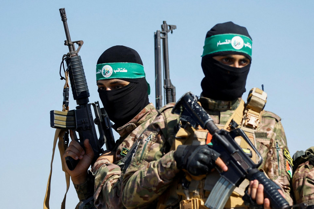 Teroristi z Hamasu. FOTO: Reuters