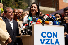 Venezuelská opozičná prezidentská kandidátka María Corina Machadová. FOTO: Reuters