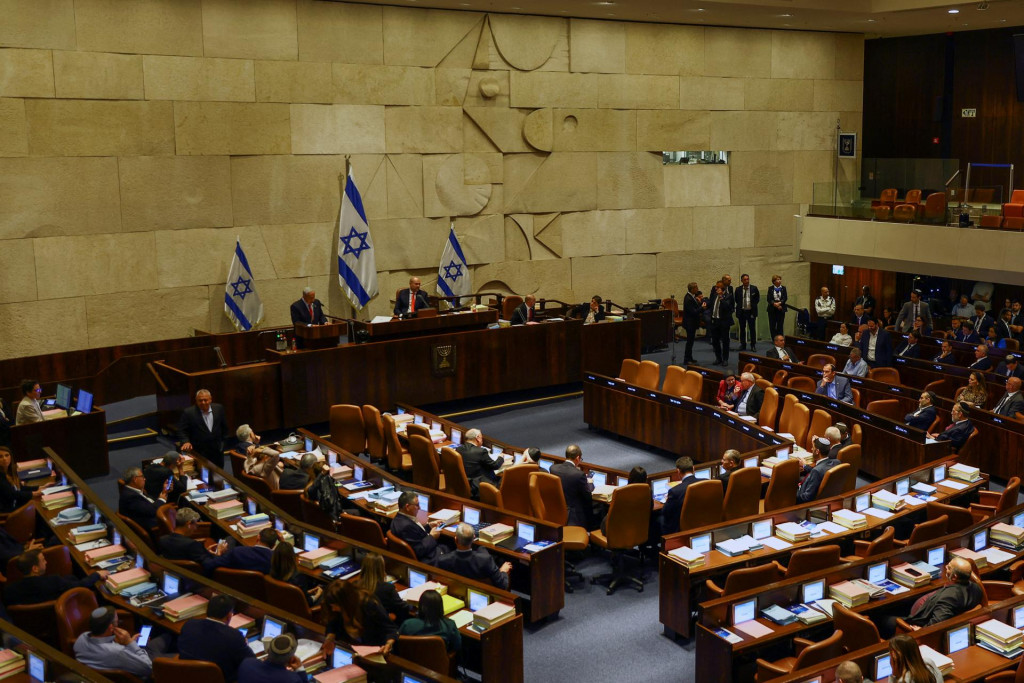 Izraeleský parlament. FOTO: Reuters