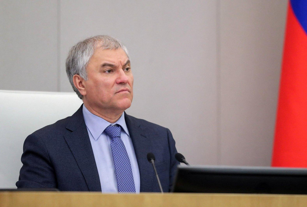 Predseda ruskej Štátnej dumy Viačeslav Volodin. FOTO: REUTERS