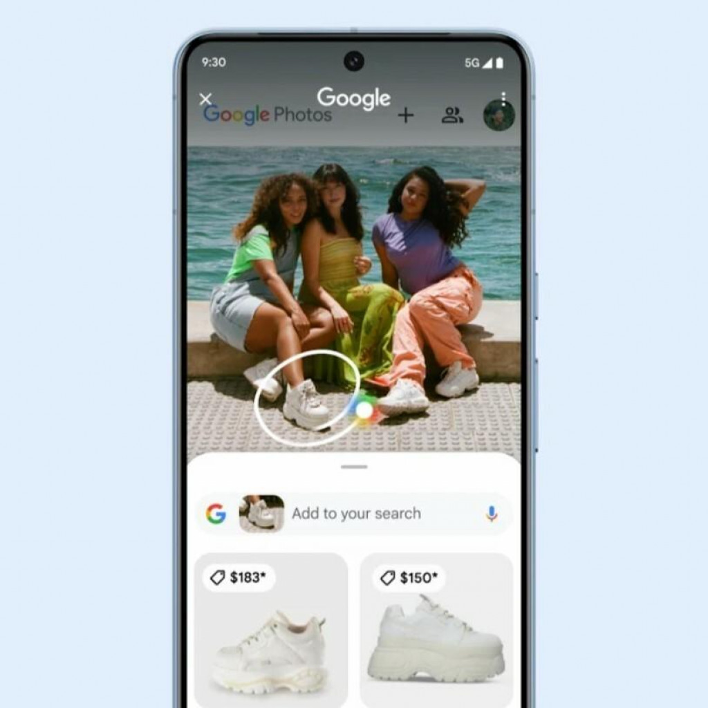 Circle to Search na smartfóne Google Pixel 8 Pro. FOTO: Google