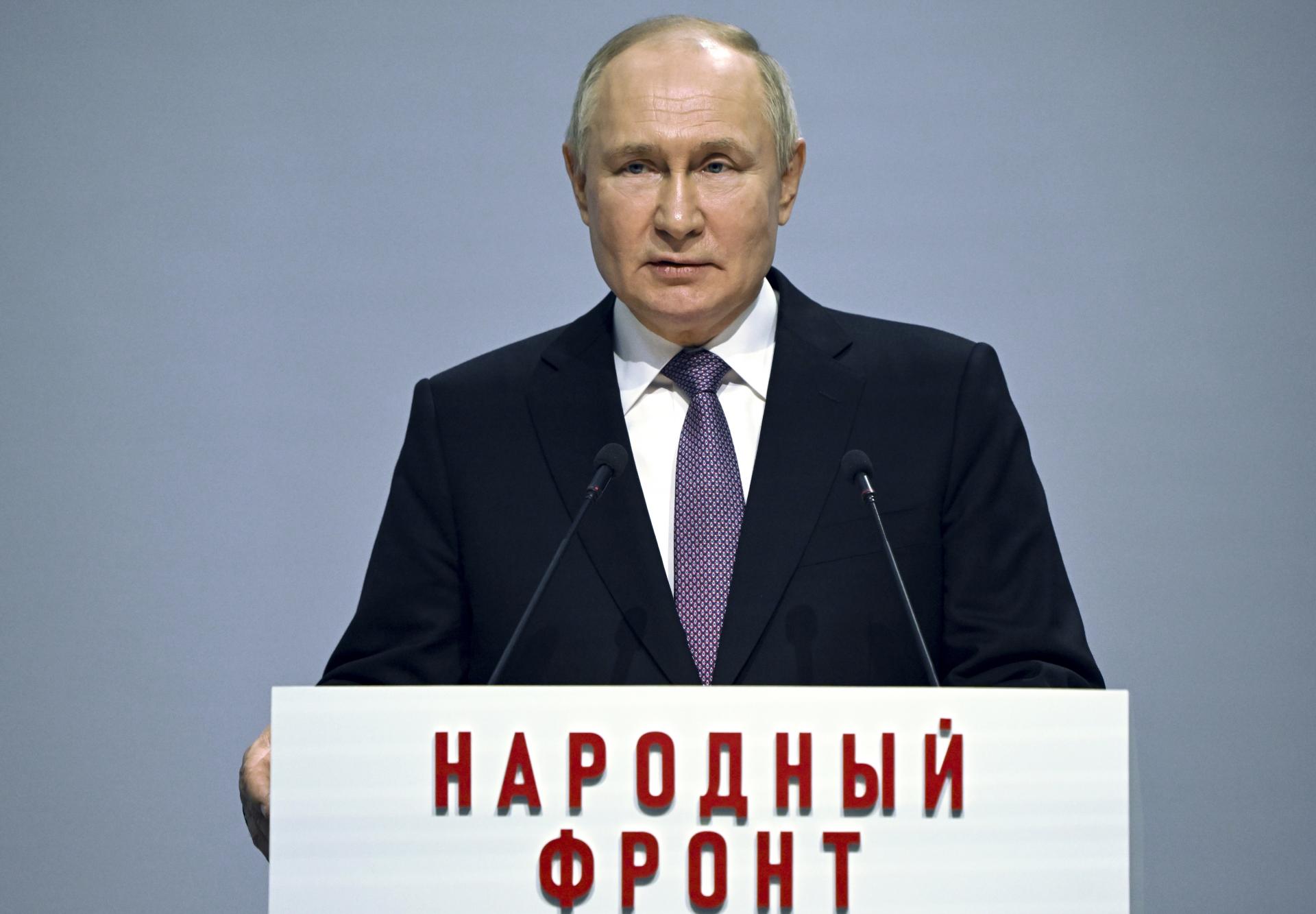 Putin označuje vojnu na Ukrajine ako boj o prežitie Ruska. Národ ho podľa neho podporuje