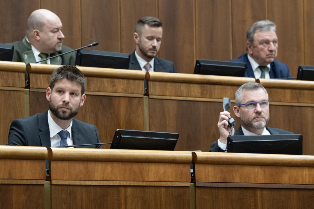 Poslanci v N&aacute;rodnej rade diskutovali o Trestnom z&aacute;kone. FOTO: TASR/Pavel Neubauer