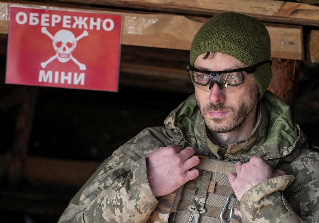 Ukrajinský vojak. FOTO: REUTERS
