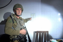 Hovorca izraelskej armády kontradmirál Daniel Hagari. FOTO: Reuters