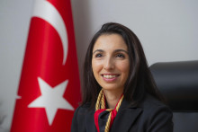 Guvernérka tureckej centrálnej banky Hafize Gaye Erkanová. FOTO: TASR/AP