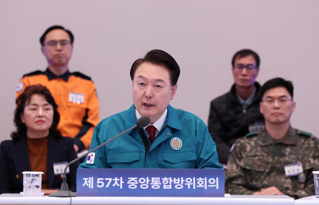 Juhokórejský prezident Yoon Suk Yeol. FOTO: Reuters