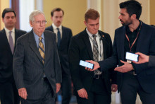 Vodca pre menšiny v Senáte USA Mitch McConnell. FOTO: Reuters