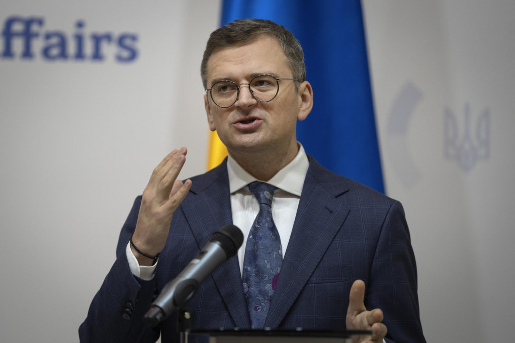 Ukrajinský minister zahraničných vecí Dmytro Kuleba. FOTO: TASR/AP