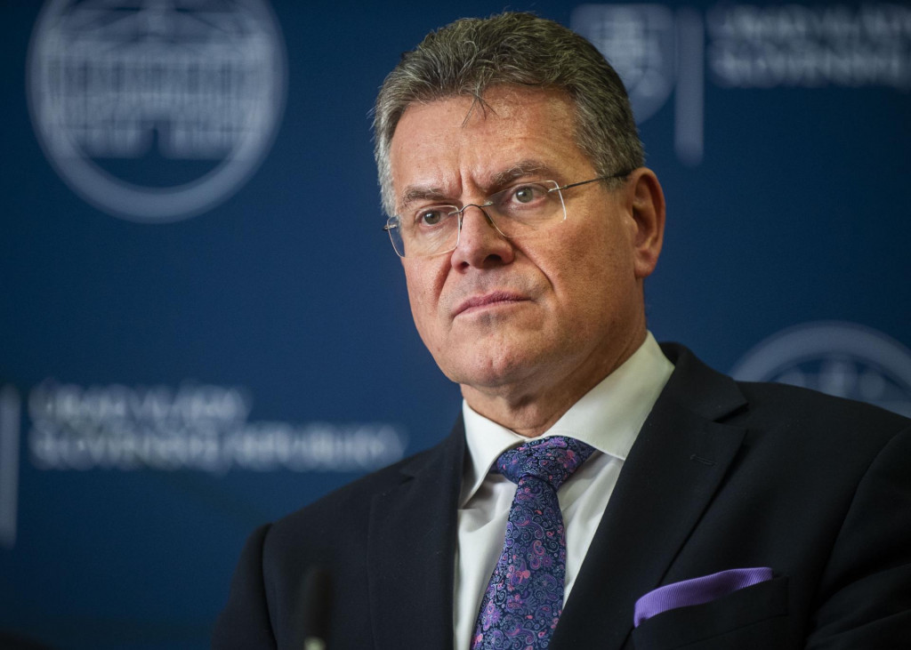 Podpredseda Európskej komisie Maroš Šefčovič. FOTO: TASR/Jakub Kotian