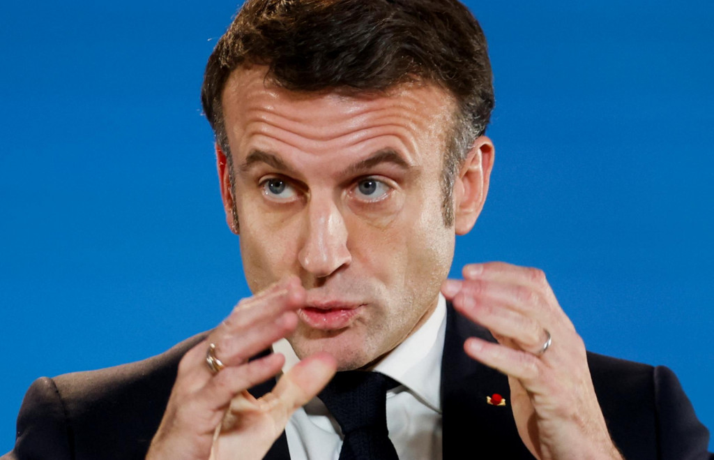 Francúzsky prezident Emmanuel Macron.  FOTO: Reuters