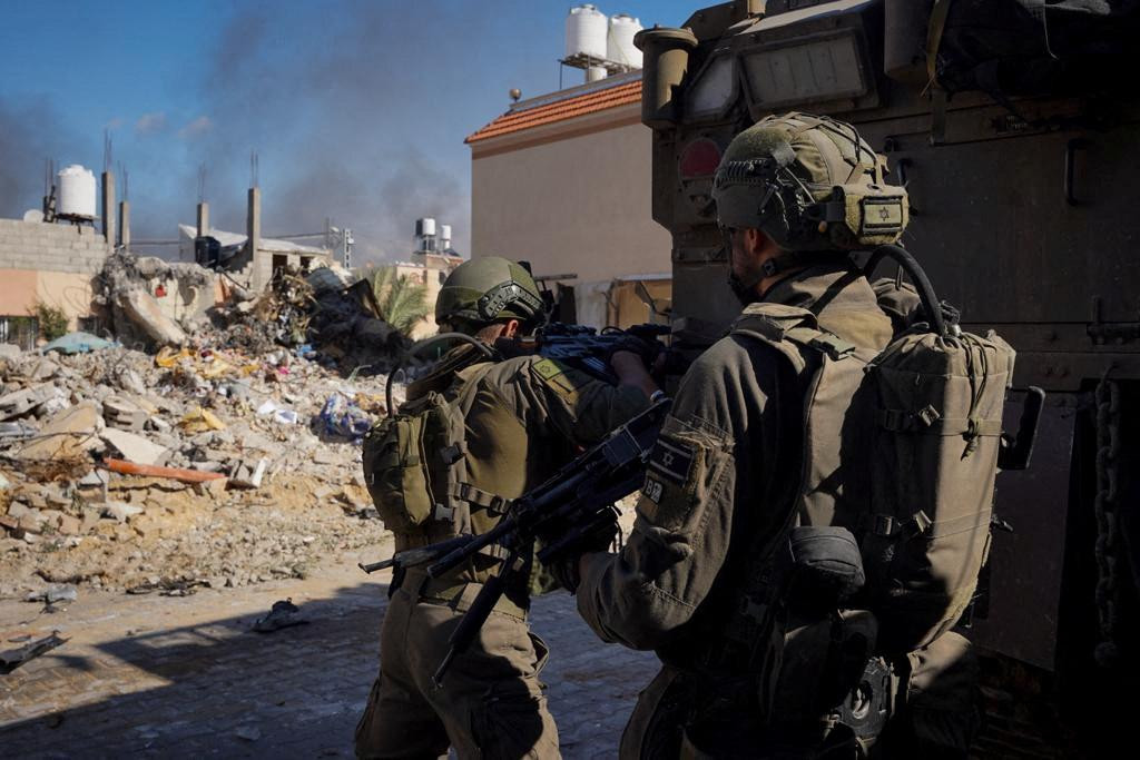 Izraelskí vojaci v Gaze. FOTO: Izraelské ozbrojené sily