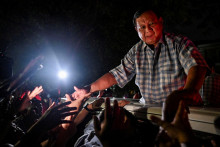 Indonézsky minister obrany a prezidentský kandidát Prabowo Subianto. FOTO: Reuters/Antara Foto