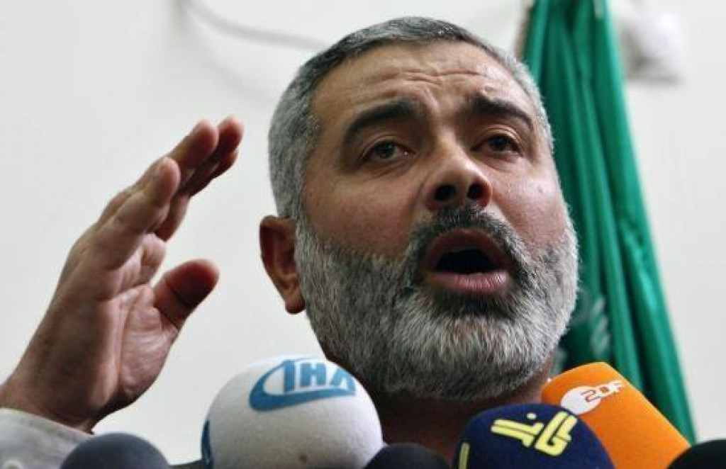 Vodca palestínskeho radikálneho hnutia Ismail Haníja. FOTO: Reuters
