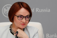 Guvernérka Ruskej centrálnej banky Elvira Nabiullinová. FOTO: REUTERS