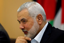 Líder hnutia Hamas Ismail Haníja. FOTO: Reuters