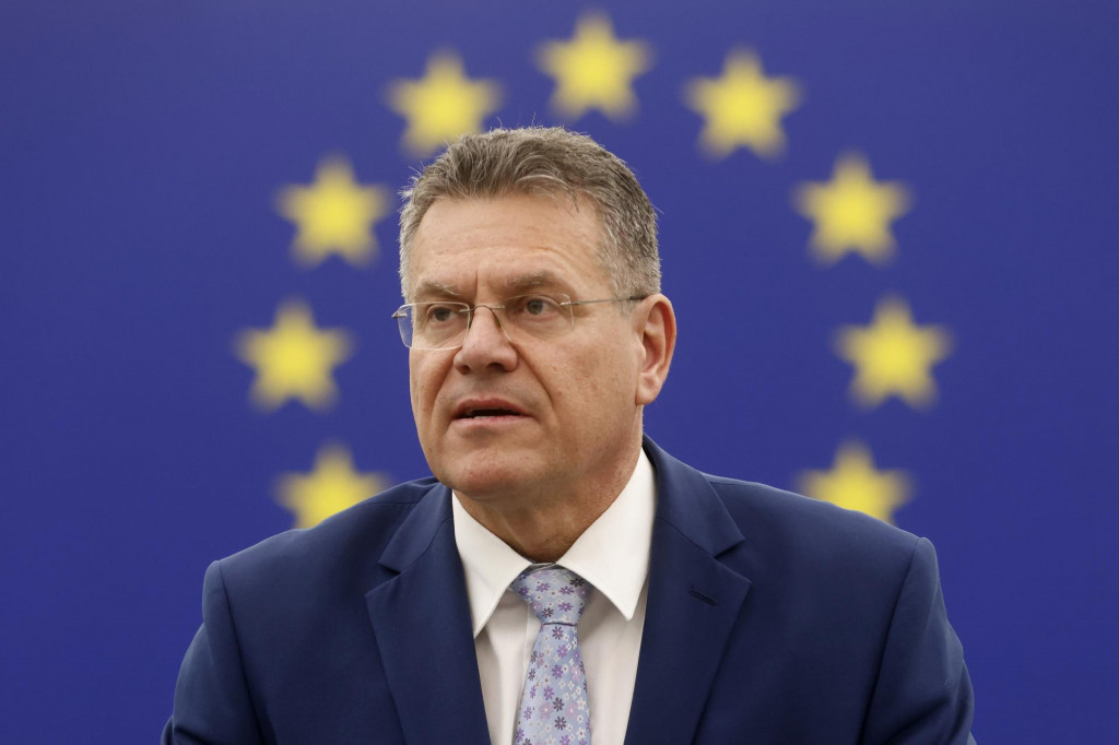 Výkonný podpredseda Európskej komisie Maroš Šefčovič. FOTO: TASR/AP