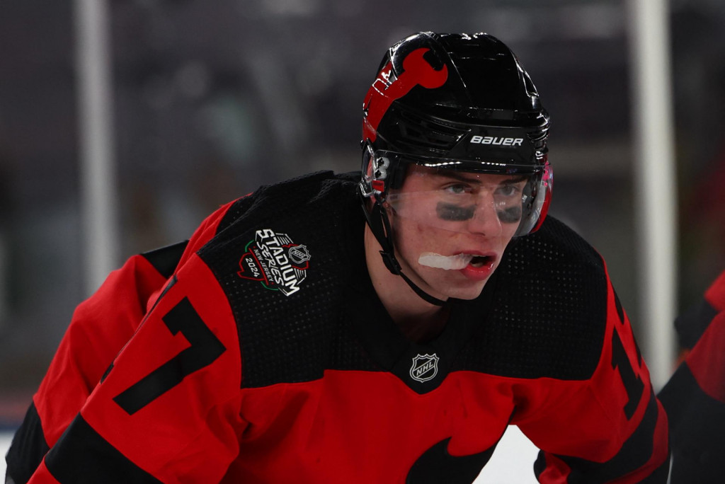 Slovensk&yacute; hokejov&yacute; obranca &Scaron;imon Nemec z New Jersey. FOTO: Reuters