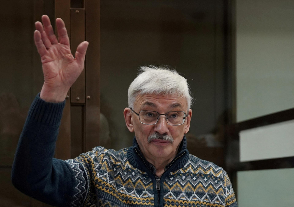 Ruský bojovník za ľudské práva Oleg Orlov. FOTO: Reuters