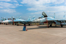 Ruské stíhačky Su-35. FOTO: Profimedia