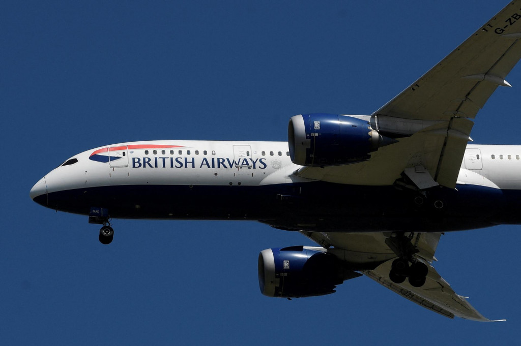 Lietadlo British Airways. FOTO: Reuters