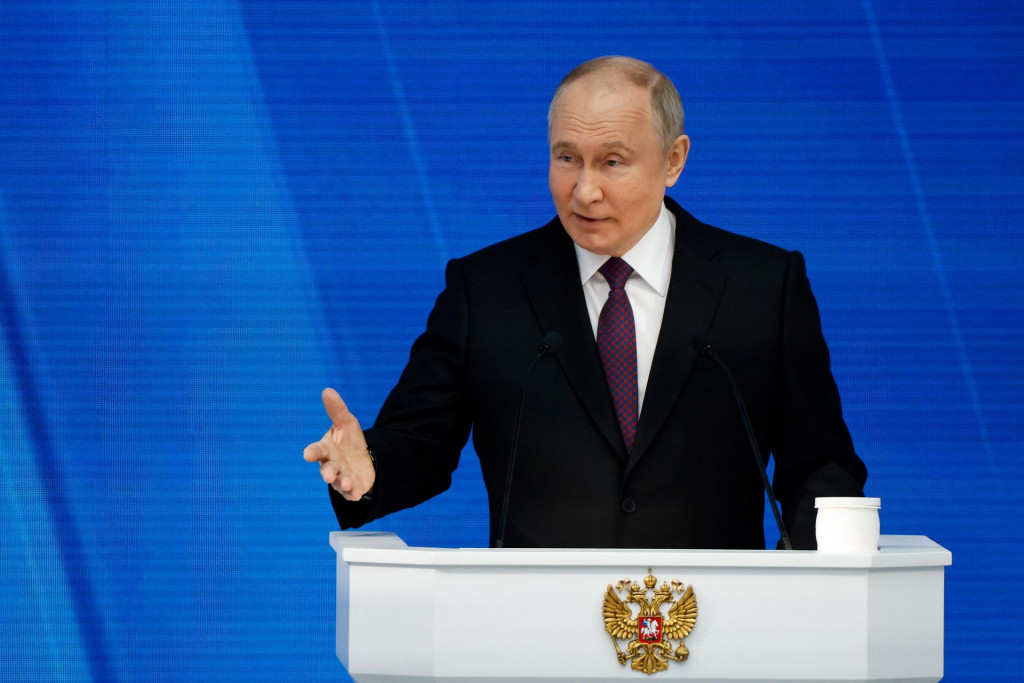 Rusk&yacute; prezident Vladimir Putin. FOTO: Reuters