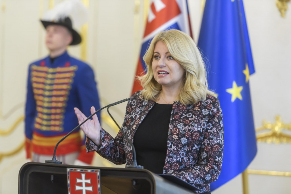 Prezidentka Zuzana Čaputová bude vo funkcii ešte niekoľko týždňov. FOTO: TASR/J. Novák