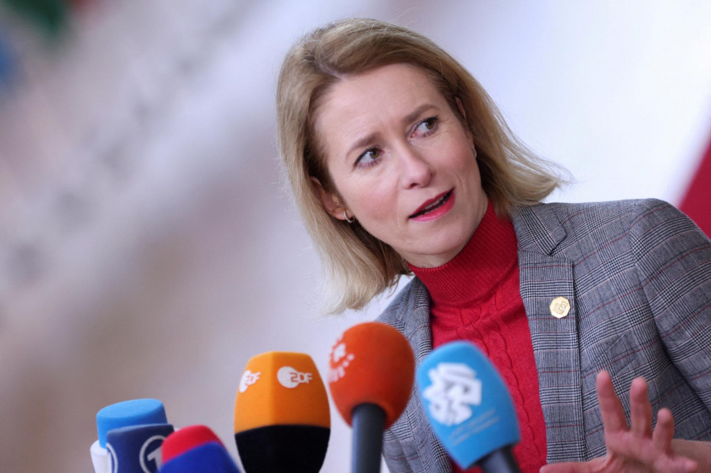 Estónska premiérka Kaja Kallasová. FOTO: Reuters