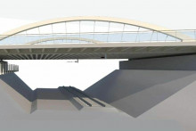 Vizualizácia nového mosta v Prešove. FOTO: Mesto Prešov