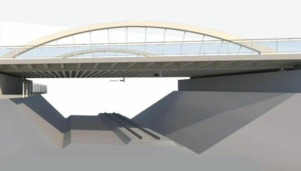 Vizualizácia nového mosta v Prešove. FOTO: Mesto Prešov