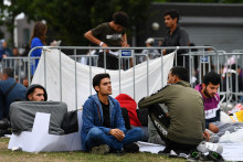 Utečenci v Holandsku. FOTO: Reuters